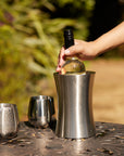 Silver Stainless Steel Wine Cooler