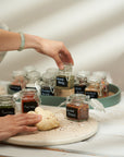 Mini Clip Top Glass Spice Storage Jars