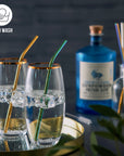 Reusable Metal Straws with Cleaning Brushes