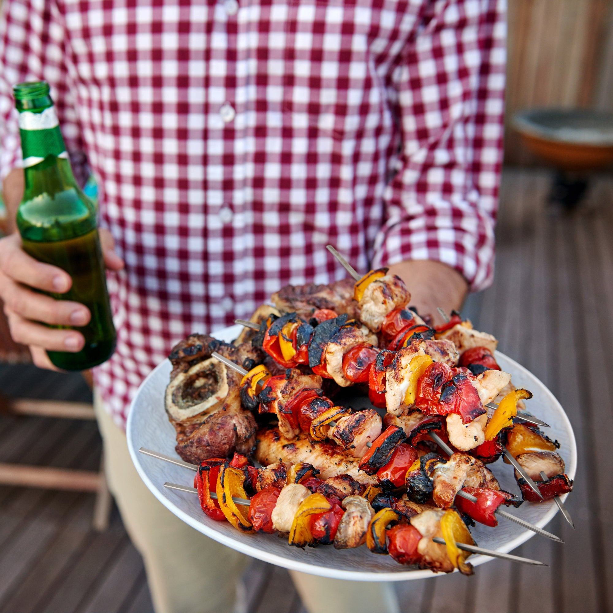 Stainless Steel Barbecue Skewers