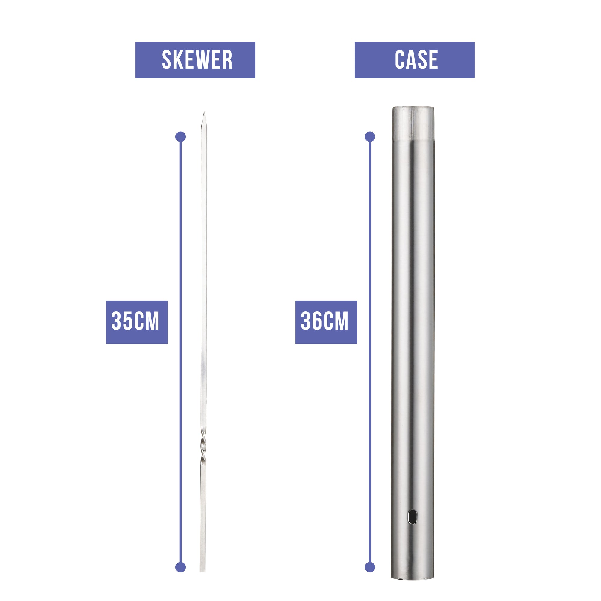Stainless Steel Barbecue Skewers
