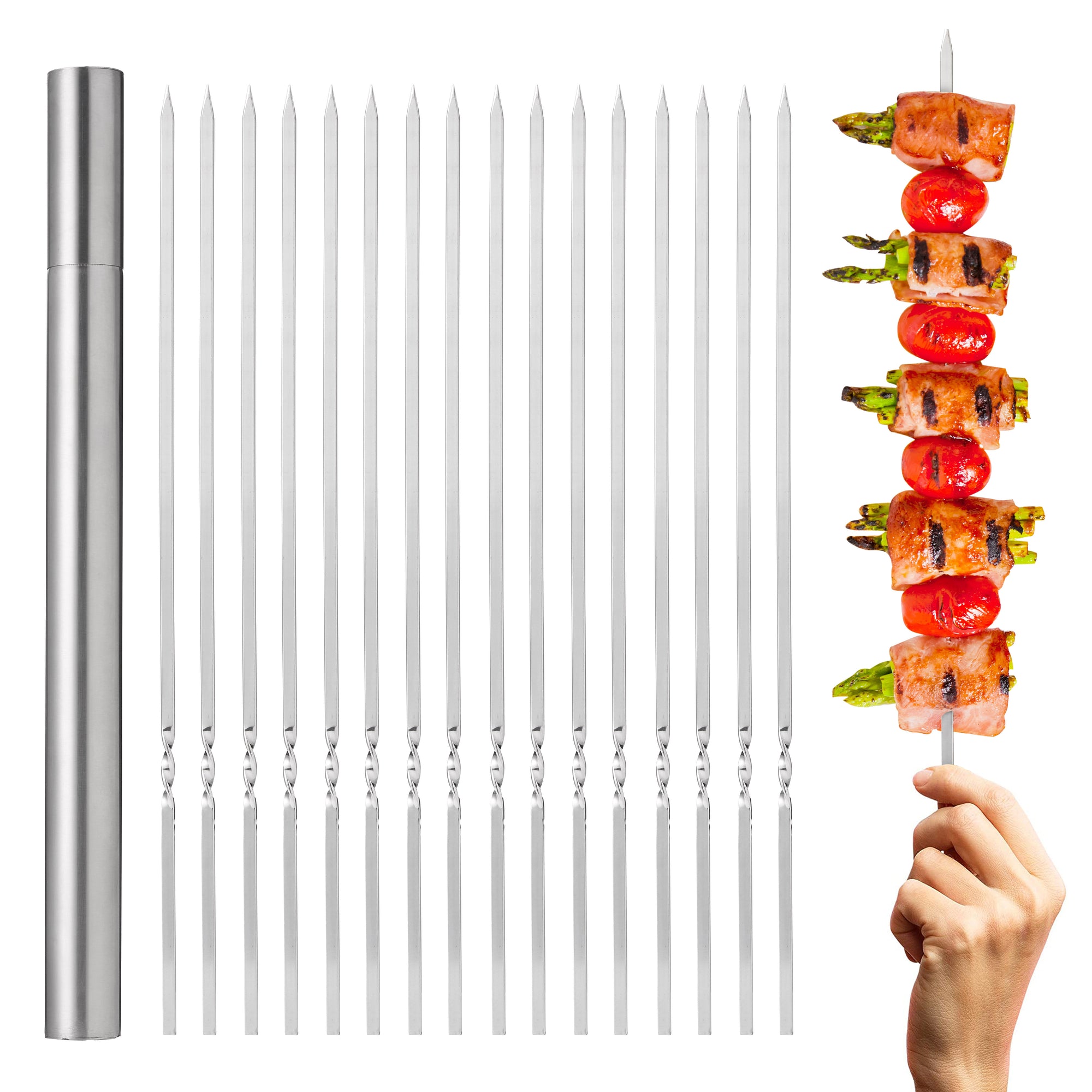 Stainless Steel Barbecue Skewers