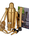 Stainless Steel Gold Cocktail Set