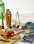 Stainless Steel Gold Cocktail Set