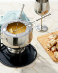 Stainless Steel Silver Fondue Gift Set