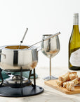 Stainless Steel Silver Fondue Gift Set