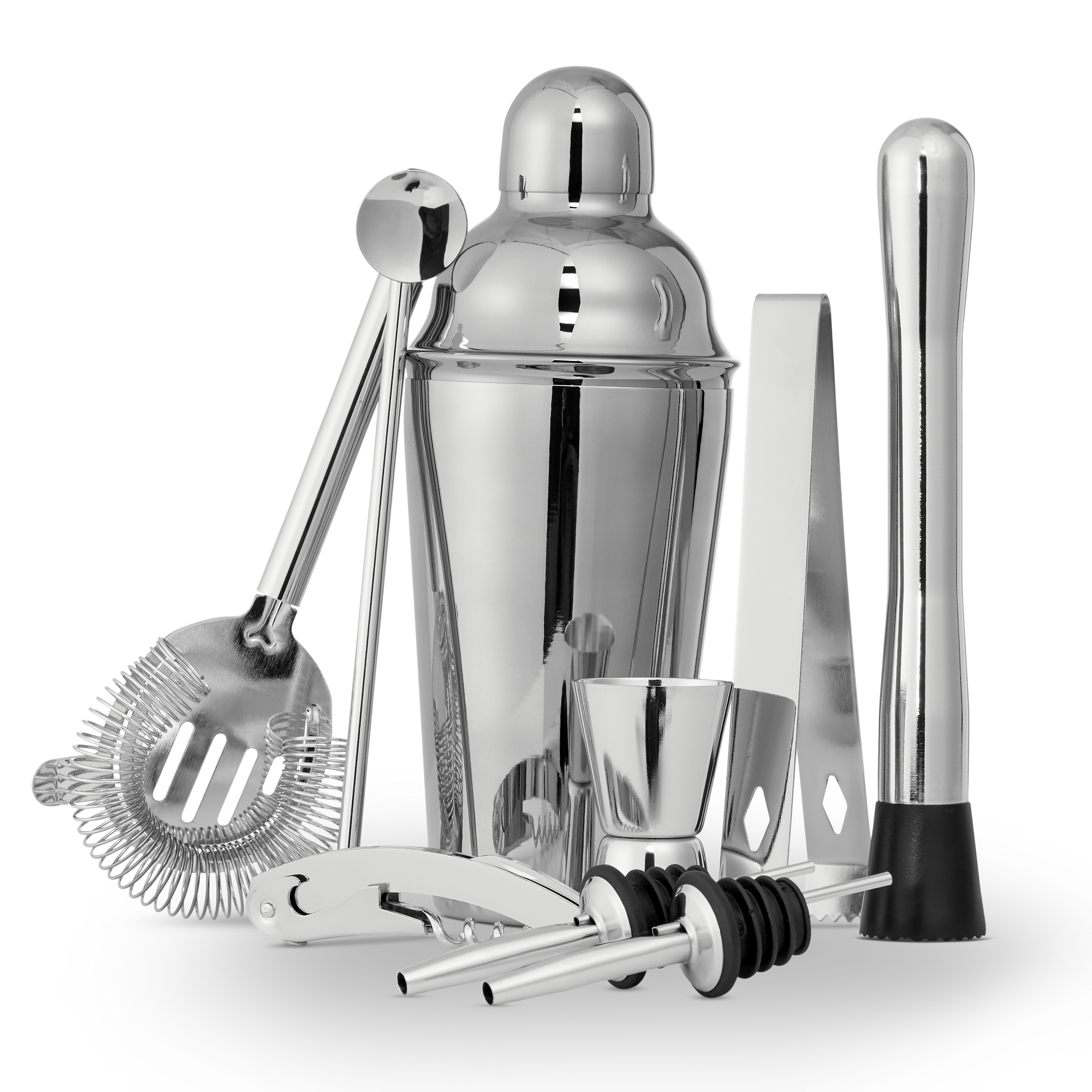 Stainless Steel Silver Cocktail Set