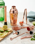 Stainless Steel Rose Gold Cocktail Set