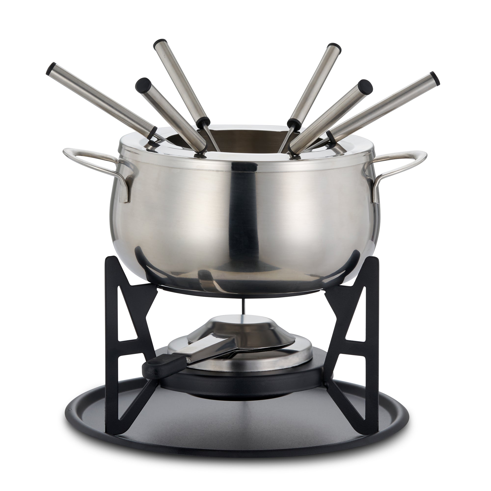 Stainless Steel Silver Fondue Gift Set