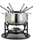 Stainless Steel Silver Fondue Gift Set