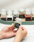 Mini Clip Top Glass Spice Storage Jars
