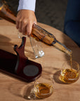 Glass Gun Whiskey Decanter Set