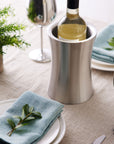 Silver Stainless Steel Wine Cooler